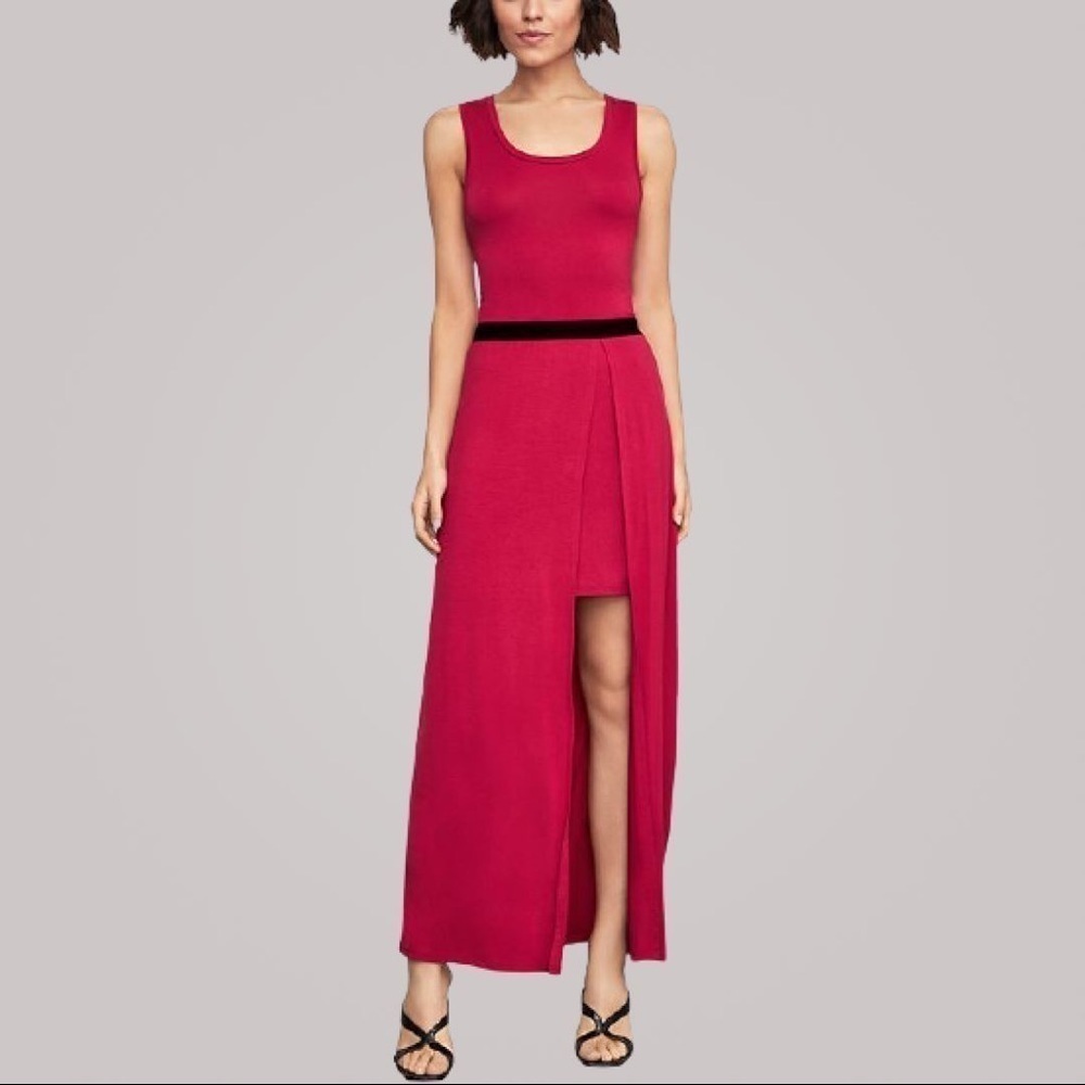 Bcbgmaxazria Sangria Twofer Knit Dress XS NWT